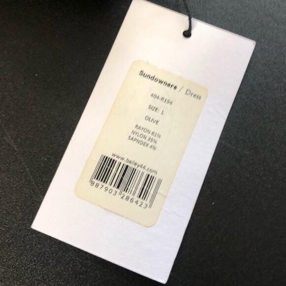 NWT Bailey 44 Olive Sundowner’s Dress L - Picture 6 of 9